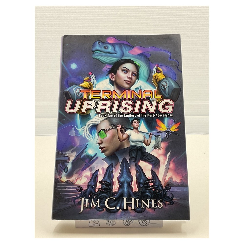 Terminal‎ Uprising by Jim C. Hines Hardcover Sci-Fi Novel